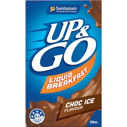 Up&go Liquid Breakfast Choc Ice 250ml X 6 Pack