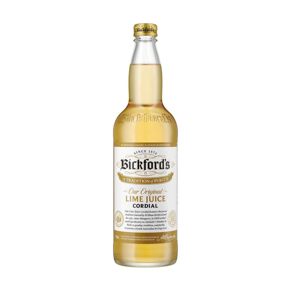Bickford's Lime Cordial - 750mL