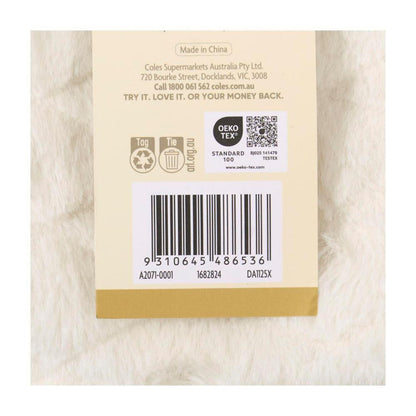 Faux Fur Makeup Bag - 1 Each