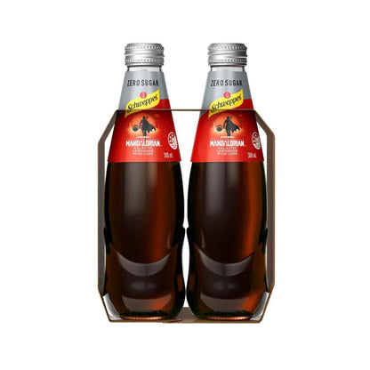 Schweppes Star Wars The Mandalorian Galactic Lemonade Mystery Flavour Soft Drink 300ml x 4 Pack