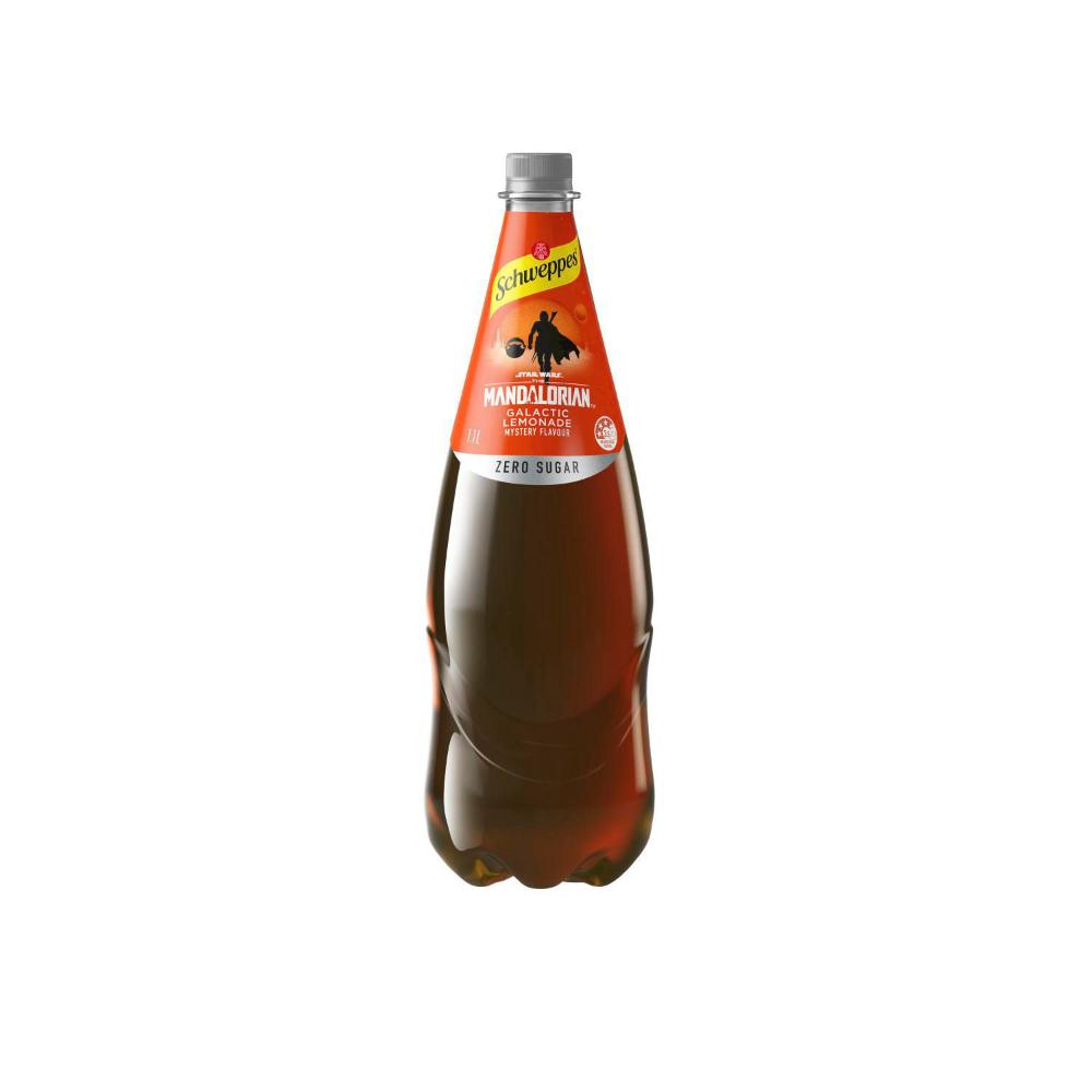 Schweppes Star Wars The Mandalorian Galactic Lemonade Mystery Flavour Soft Drink - 1.1L