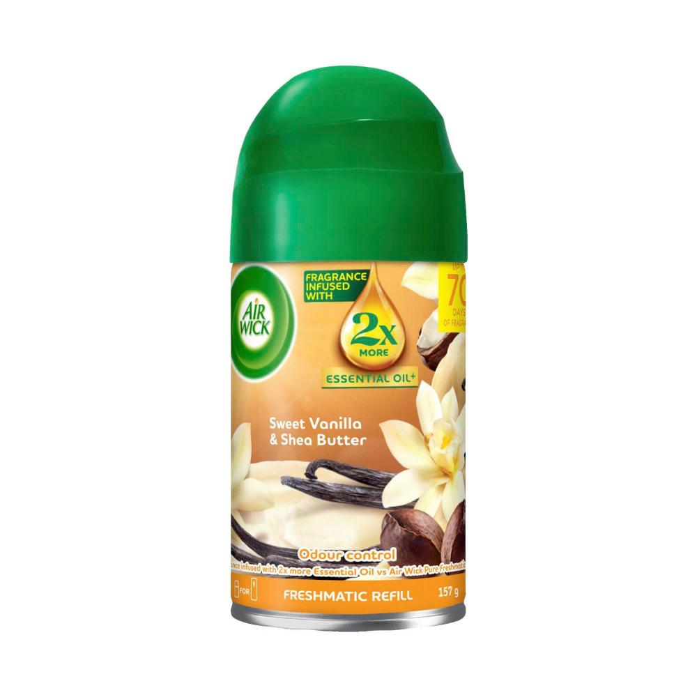 Air Wick 2X Essential Oil Freshmatic Refill Sweet Vanilla & Shea Butter - 157g
