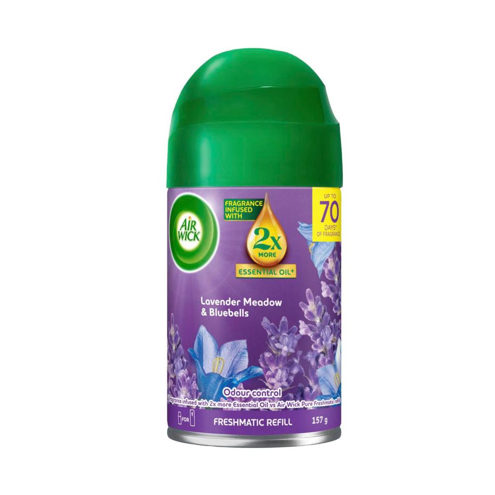 Air Wick 2X Essential Oil Freshmatic Refill Lavender Meadow & Bluebells - 157g