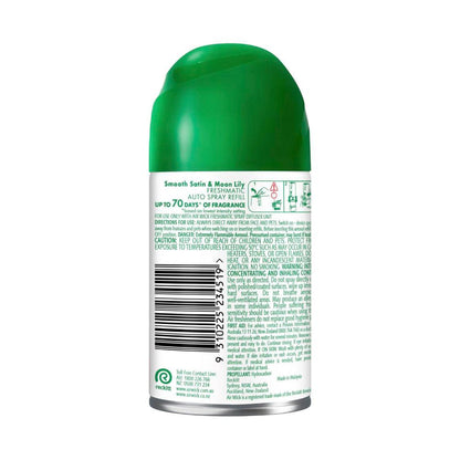 Air Wick 2X Essential Oil Freshmatic Refill Smooth Satin & Moon Lily - 157g