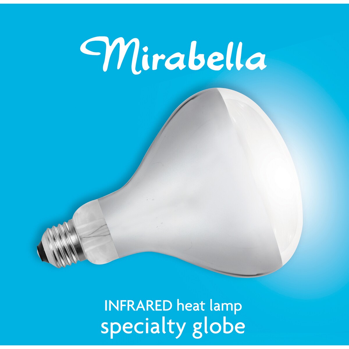 Mirabella Edison Screw 275w Dimmable Infrared Heat Lamp Each