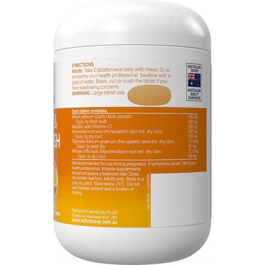 Natures Way Immunity Defense Garlic & Horseradish Immune