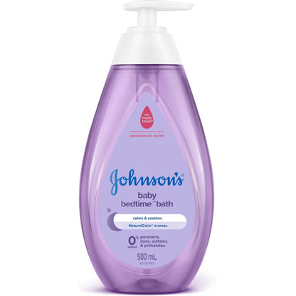 Johnsons Bedtime Gentle Calming Scented Tear Free Baby Bath 500ml
