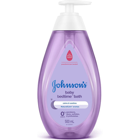 Johnsons Bedtime Gentle Calming Scented Tear Free Baby Bath 500ml