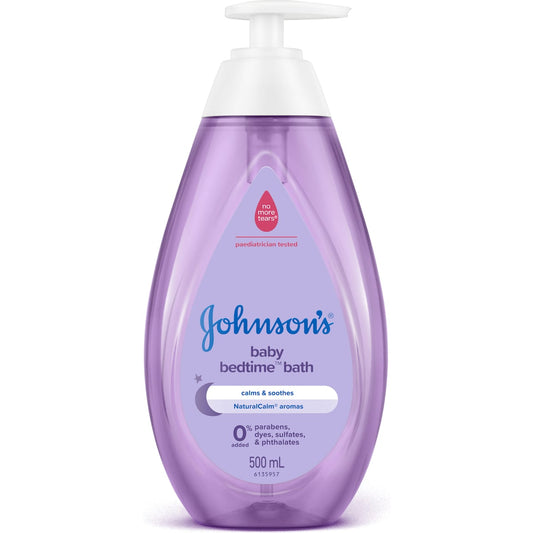 Johnsons Bedtime Gentle Calming Scented Tear Free Baby Bath 500ml