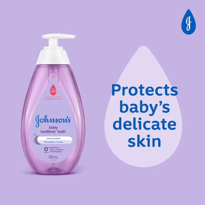 Johnsons Bedtime Gentle Calming Scented Tear Free Baby Bath 500ml