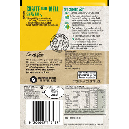 Maggi Side Dishes Cheesy Broccoli And Cauliflower Bake 31g