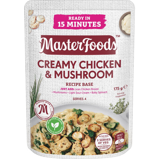 Masterfoods Creamy Chicken & Mushroom Recipe Base 175g
