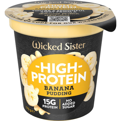 Wicked Sister High Protein Banana Pudding 170g