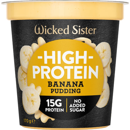 Wicked Sister High Protein Banana Pudding 170g
