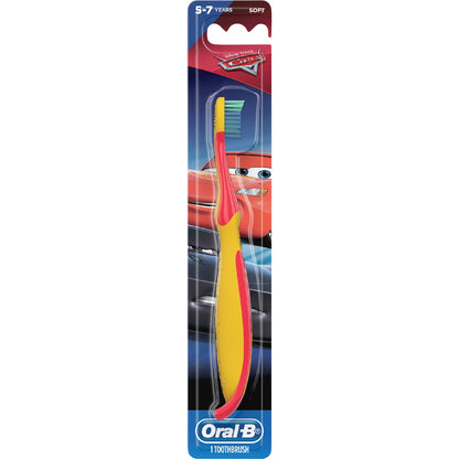 Oral-b Kids Clean Cars Toothbrush 5-7 Years Each