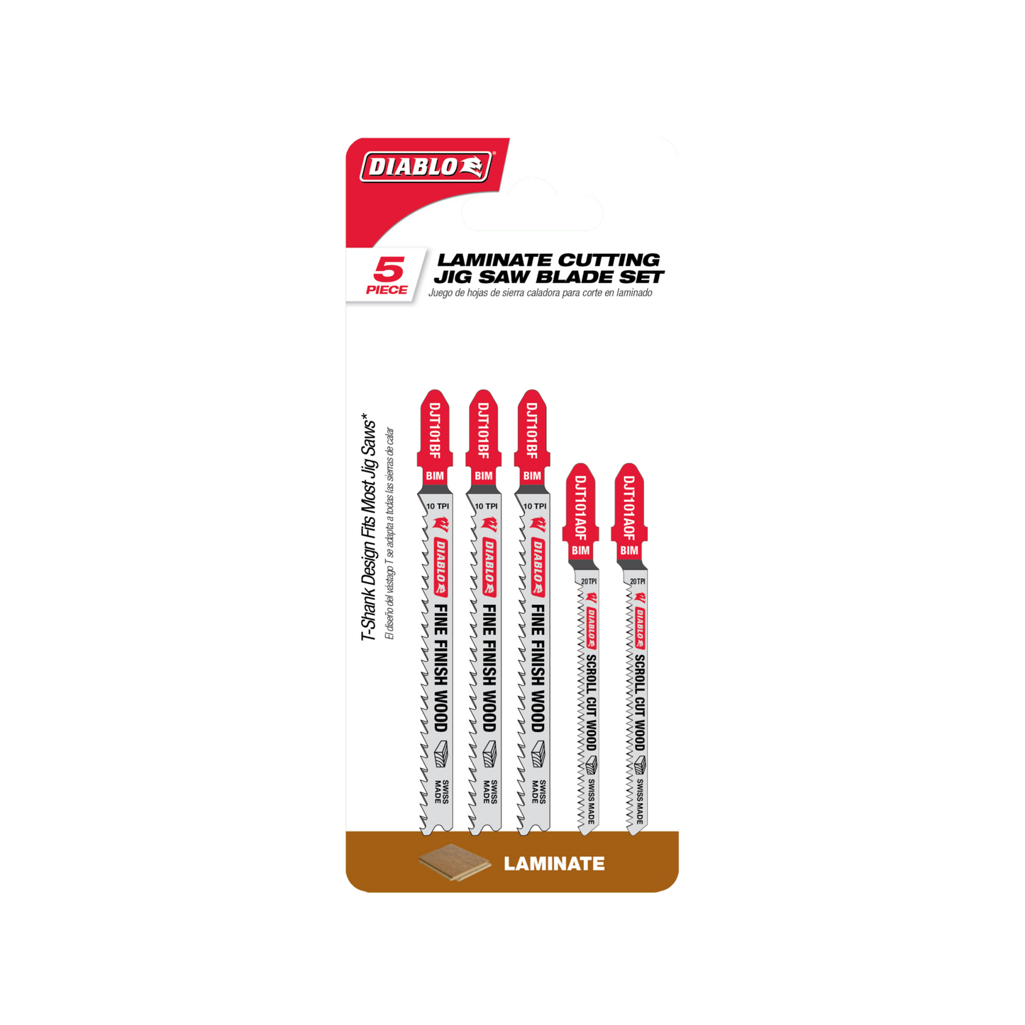 Diablo Bi Metal Jig Saw Blade - 77mm - 5 Pack