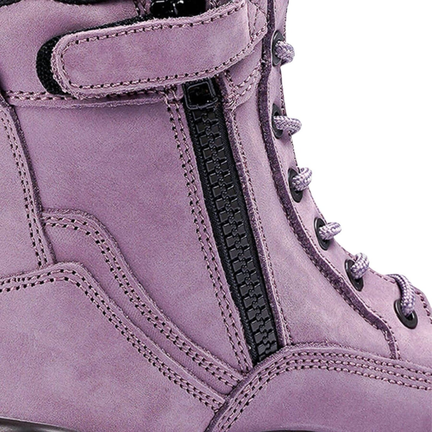 Shewear Achieves Purple Women's Safety Workboots - Size 8