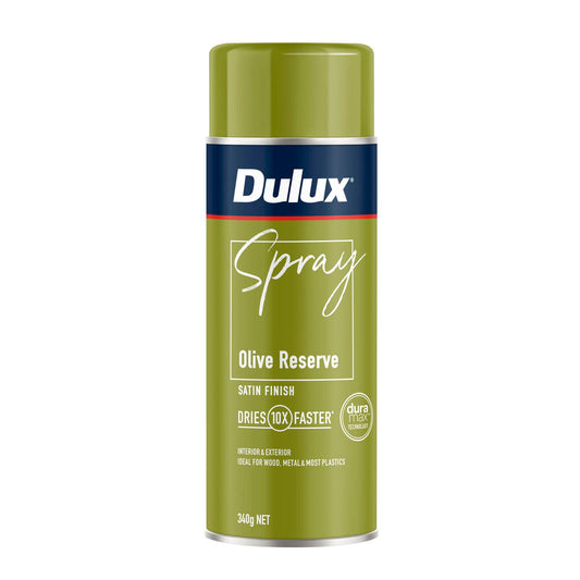 Dulux Spray Paint - 340g - Satin Olive Reserve