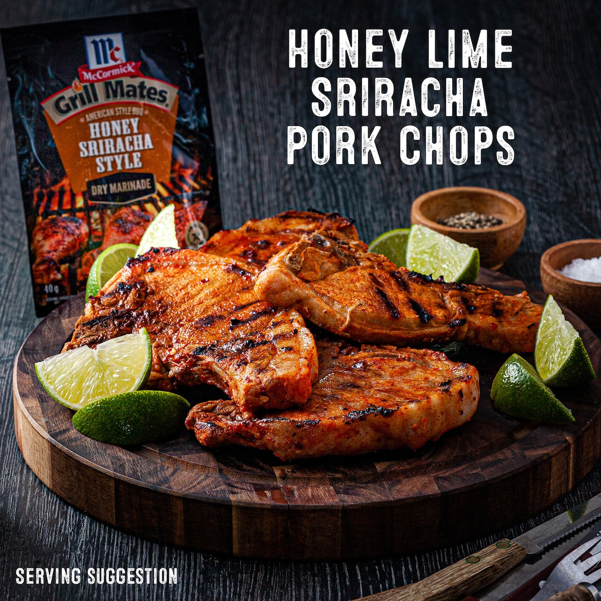 Mccormick Grill Mates Honey Sriracha American Bbq Dry Marinade 40g