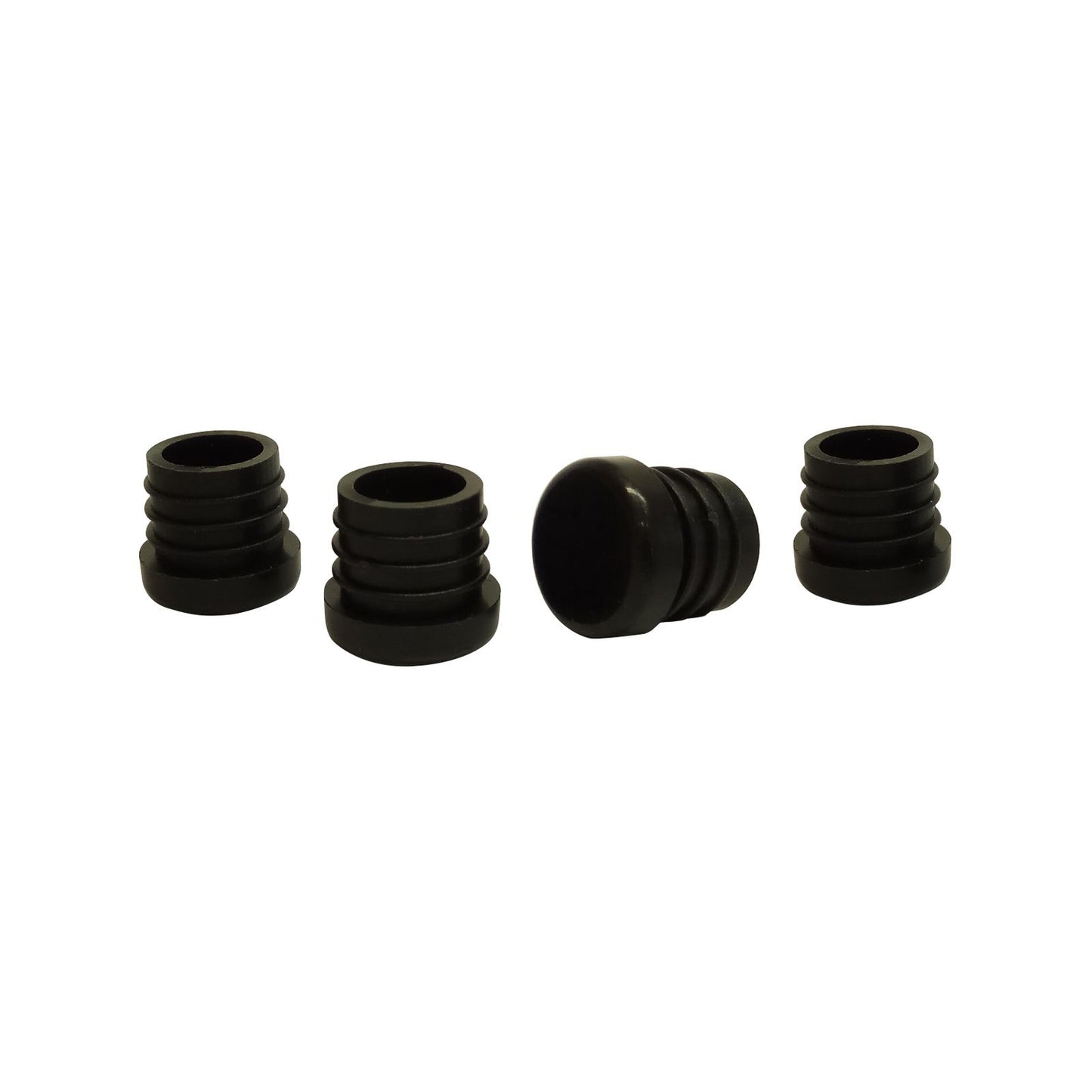 Surface Gard Black Round Plastic Internal Chair Tip - 19mm - 4 Pack