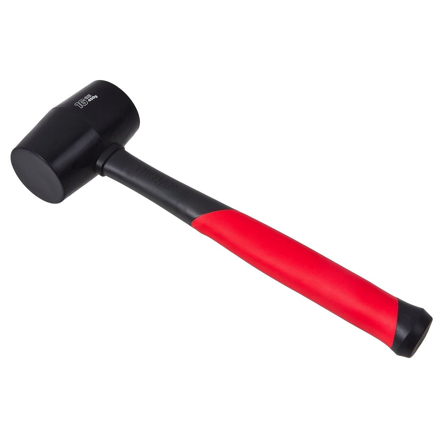 Trojan Black Fibreglass Rubber Mallet - 16oz - 450g
