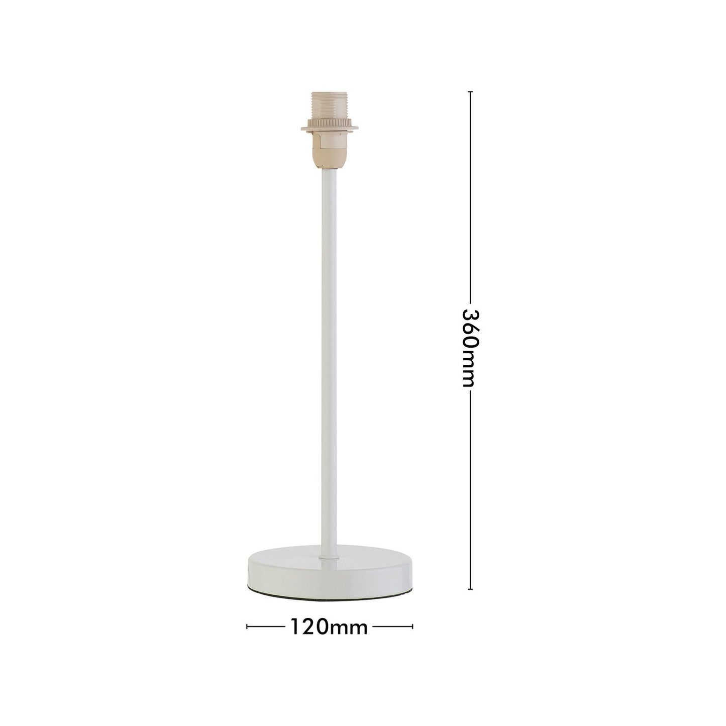 Verve Design Mardin Lamp Base - White - 36cm