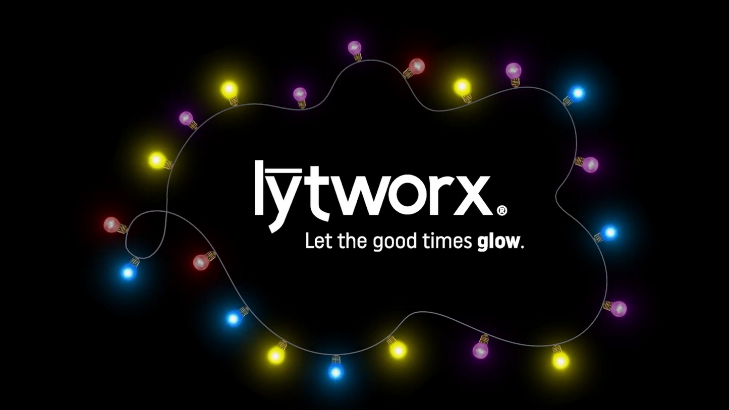 Lytworx White Solar Giant Icicle Lights - 24 Pack - 6.9m