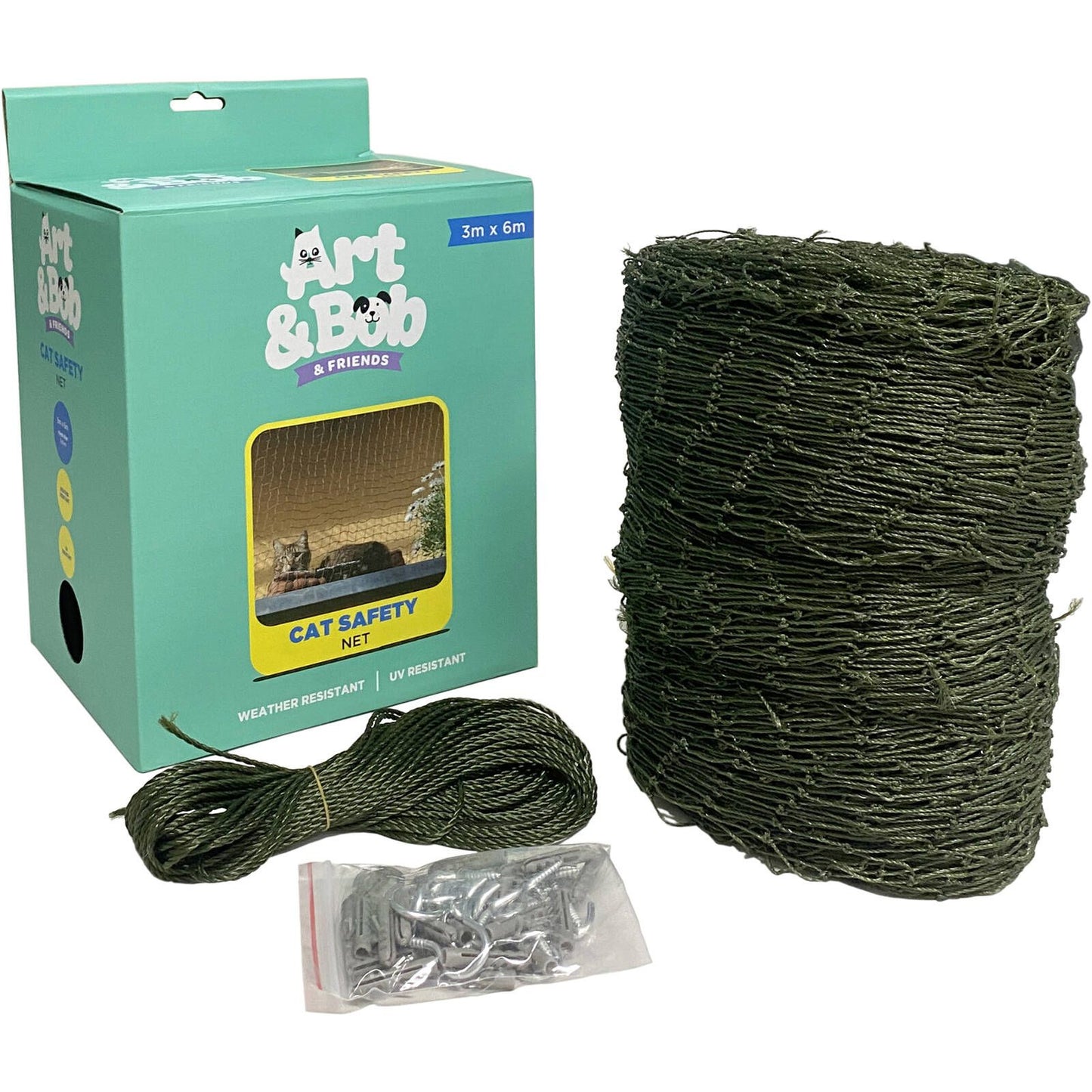 Art Bob Cat Safety Net - 3000 x 6000mm