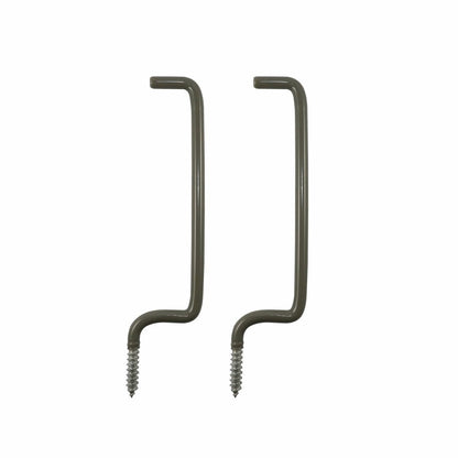 Everhang Ladder Storage Hooks - 190mm x 42mm - Steel PVC Coated - 2 Pack