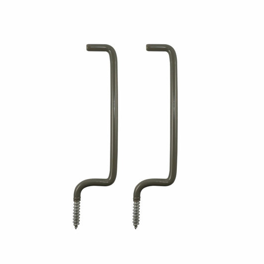 Everhang Ladder Storage Hooks - 190mm x 42mm - Steel PVC Coated - 2 Pack