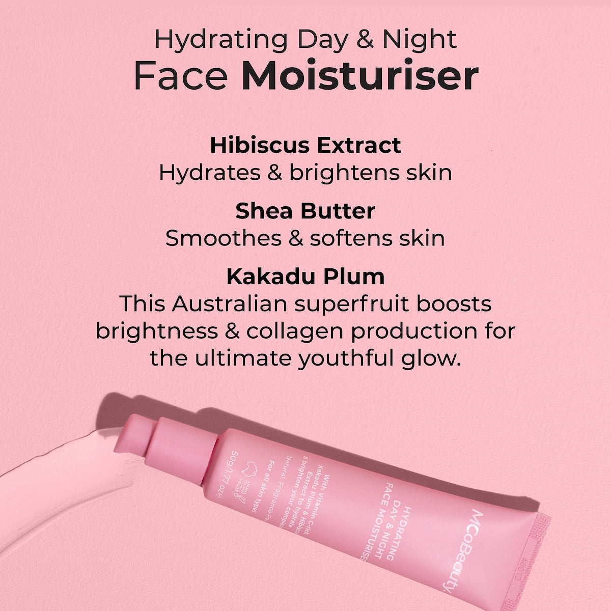 Mcobeauty Hydrating Day & Night Face Moisturiser 50g