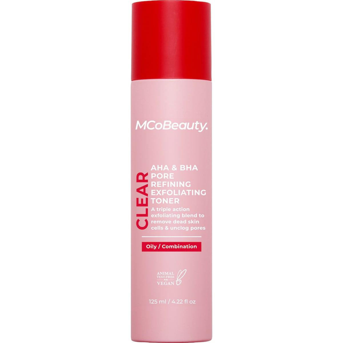 Mcobeauty Aha & Bha Pore Refining Exfoliating Toner 125ml