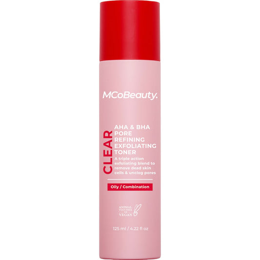 Mcobeauty Aha & Bha Pore Refining Exfoliating Toner 125ml