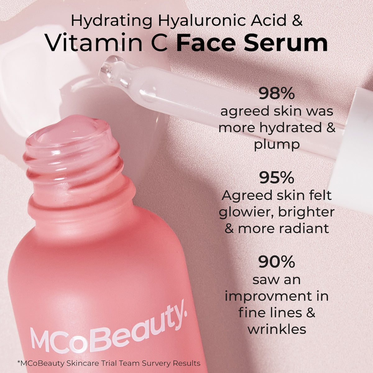 Mcobeauty Hydrating Hyaluronic Acid & Vitamin C Face Serum 30ml