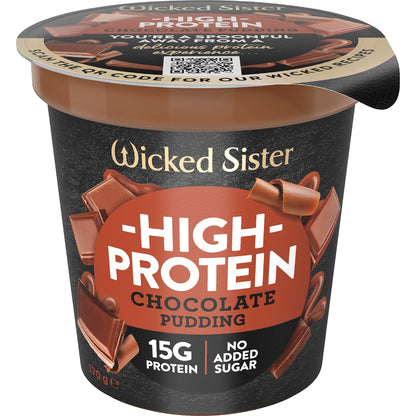 Wicked Sister High Protein Chocolate Pudding 170g