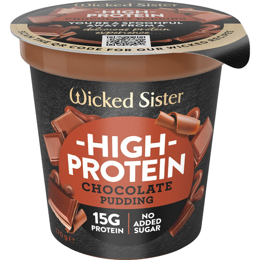 Wicked Sister High Protein Chocolate Pudding 170g