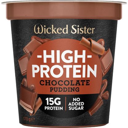 Wicked Sister High Protein Chocolate Pudding 170g