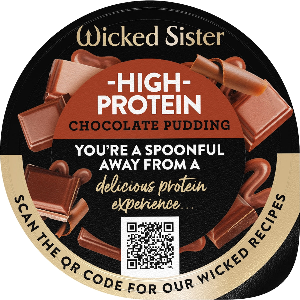 Wicked Sister High Protein Chocolate Pudding 170g