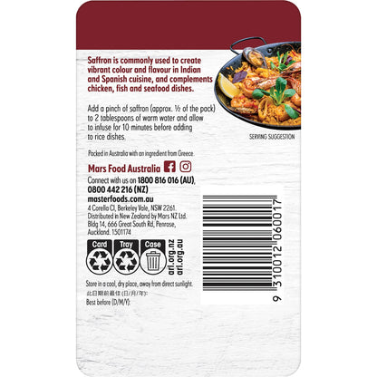 Masterfoods Pure Saffron 250mg