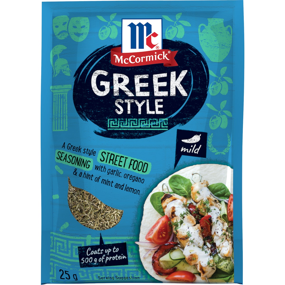 Mccormick Greek Style Street Food Seasoning 25g