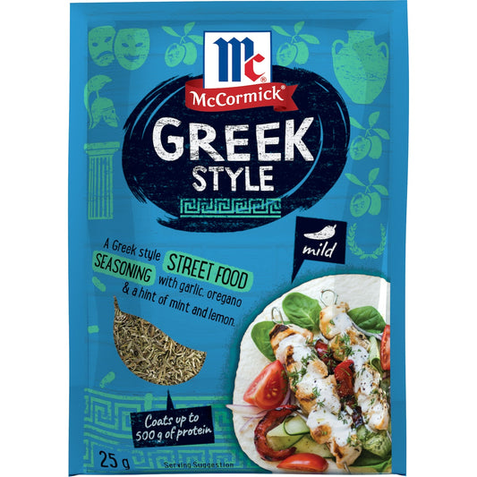 Mccormick Greek Style Street Food Seasoning 25g