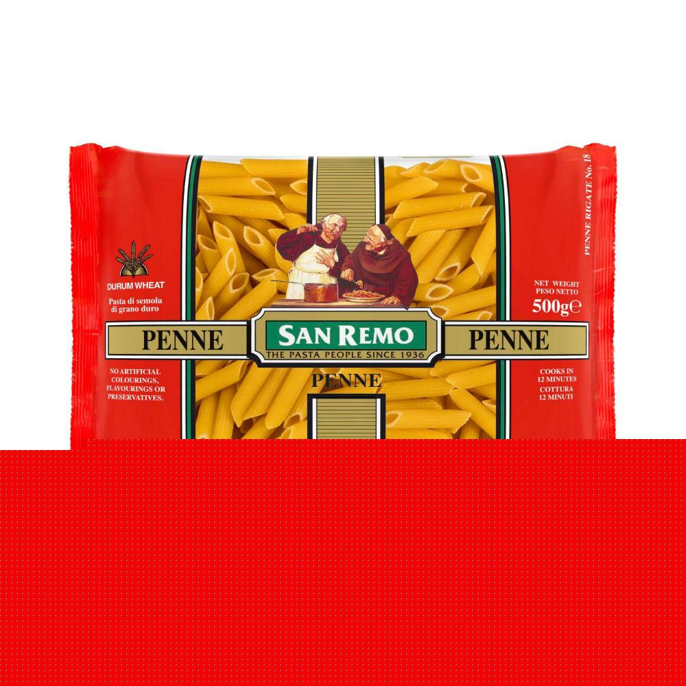 San Remo Penne Rigati Pasta No 18 - 500g