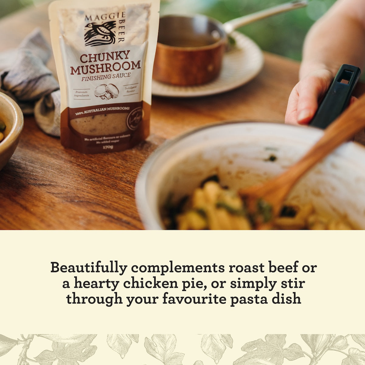 Maggie Beer Chunky Mushroom Finishing Sauce 170g