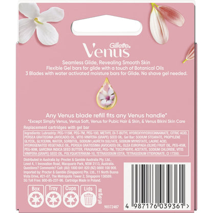 Gillette Venus Comfortglide White Tea Razor Blades 8 Pack