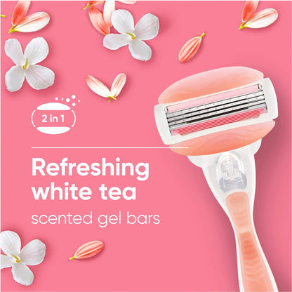 Gillette Venus Comfortglide White Tea Razor Blades 8 Pack
