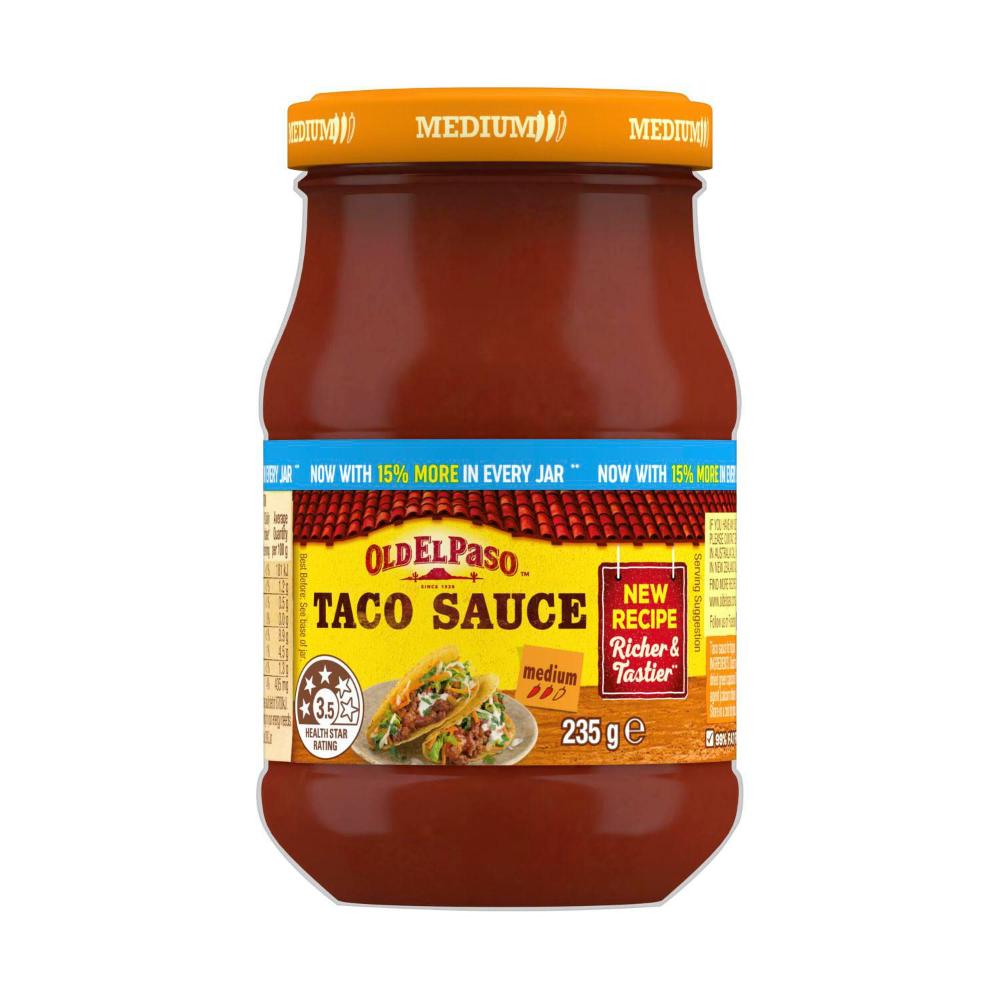 Old El Paso Medium Taco Sauce - 235g