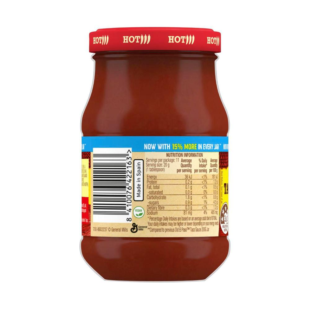 Old El Paso Hot Taco Sauce - 235g