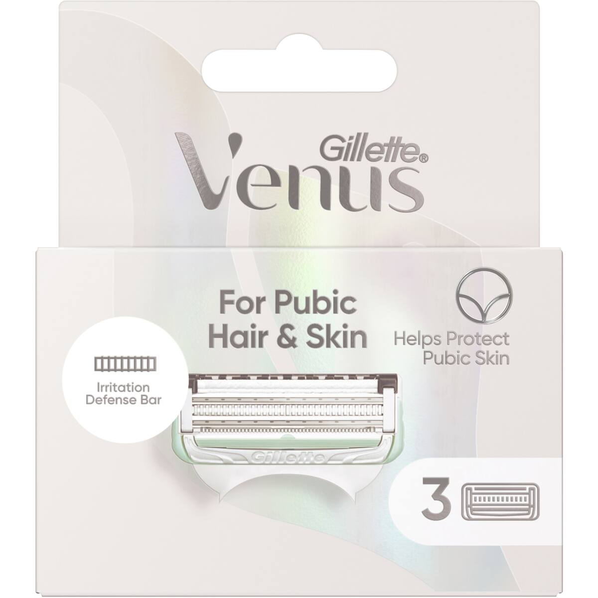 Gillette Venus For Pubic Hair & Skin Razor Blades 3 Pack
