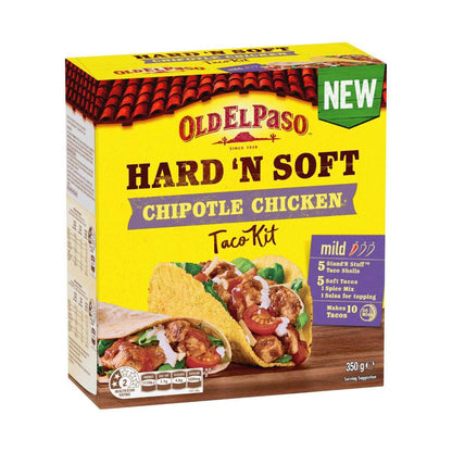 Old El Paso Hard & Soft Chipotle Taco Kit - 350g