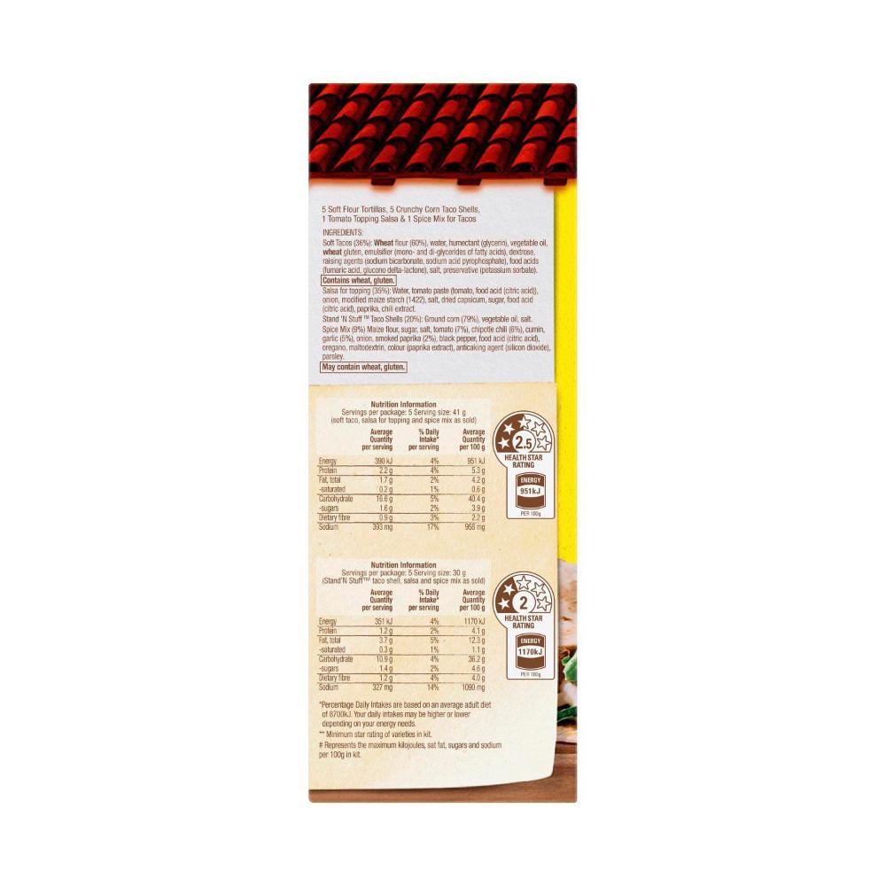 Old El Paso Hard & Soft Chipotle Taco Kit - 350g